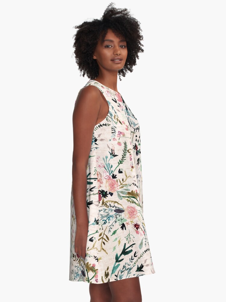 Alternate view of Fable Floral A-Line Dress