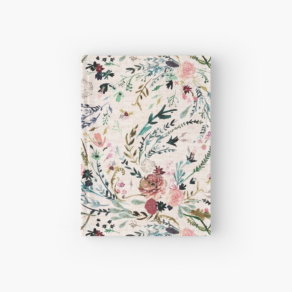 Fable Floral Hardcover Journal