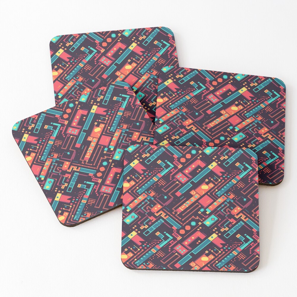 Item preview, Coasters (Set of 4) designed and sold by PixelPatchwork.