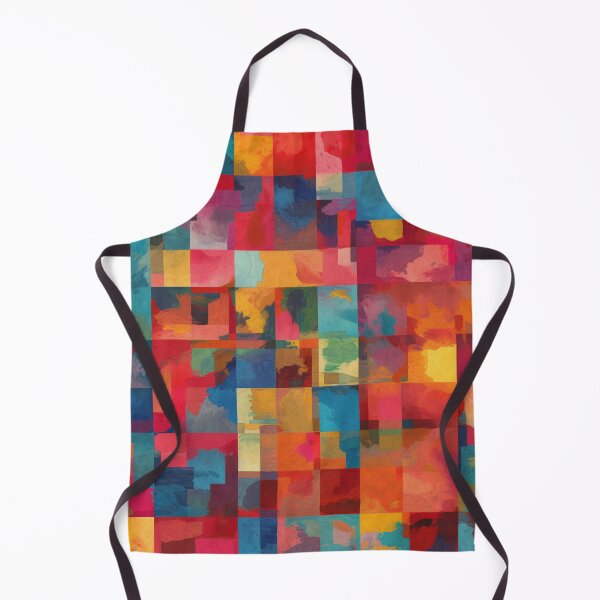 Item preview, colourful geometric square pattern designed and sold by cipoprimo.