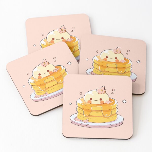 Item preview, Cute Chibi Butter On Pancakes with Syrup Anime Art designed and sold by Ayumi  Nakamura.