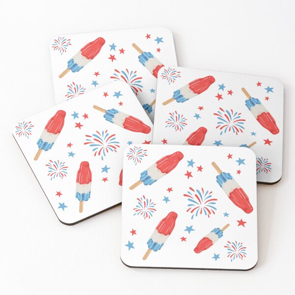 Item preview, Fourth of July Popsicles - Red, White, and Blue designed and sold by Leah Nicole Designs.