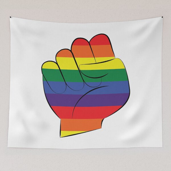Item preview, Rainbow Fist - Support yourself and those you love! designed and sold by Chele Martines.