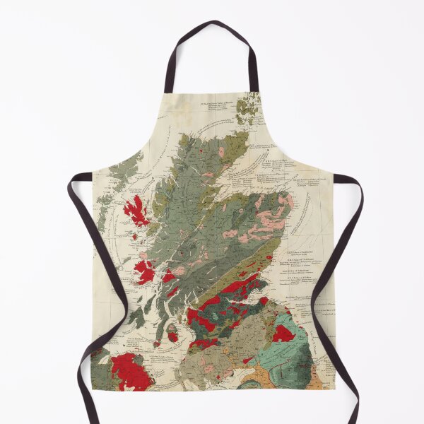 Item preview, Vintage Scotland Geological & Paleontological Map (1854) designed and sold by BravuraMedia.