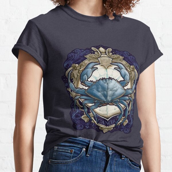 Cancer Zodiac Heraldic Crest Classic T-Shirt