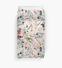 Fabel mit Blumen Bettbezug