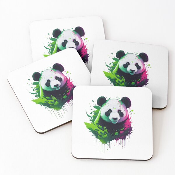 Item preview, Colorful panda designed and sold by MikesArtDesign.
