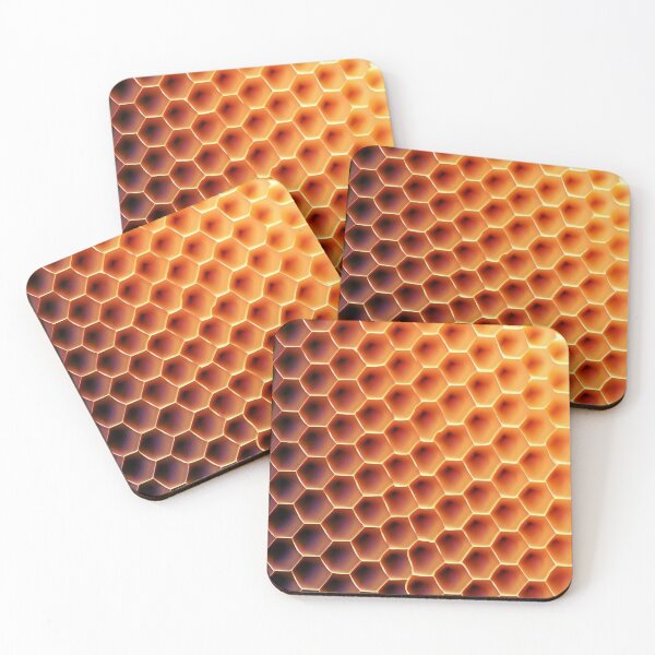 Item preview, Graphic honeycomb hexagonal structure result of bee's original shade designed and sold by JaroDesign2023.