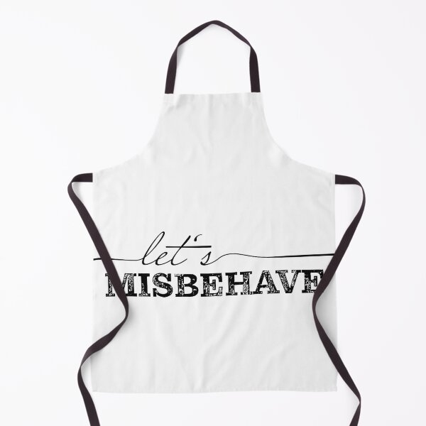 Item preview, let's misbehave_white designed and sold by pixelCROW.