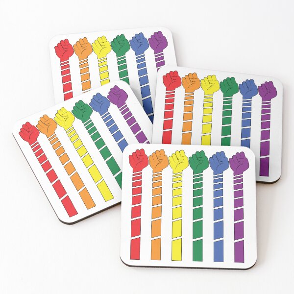 Item preview, Rainbow Fists - Support yourself and those you love! designed and sold by Chele Martines.