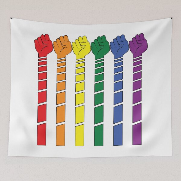 Item preview, Rainbow Fists - Support yourself and those you love! designed and sold by Chele Martines.