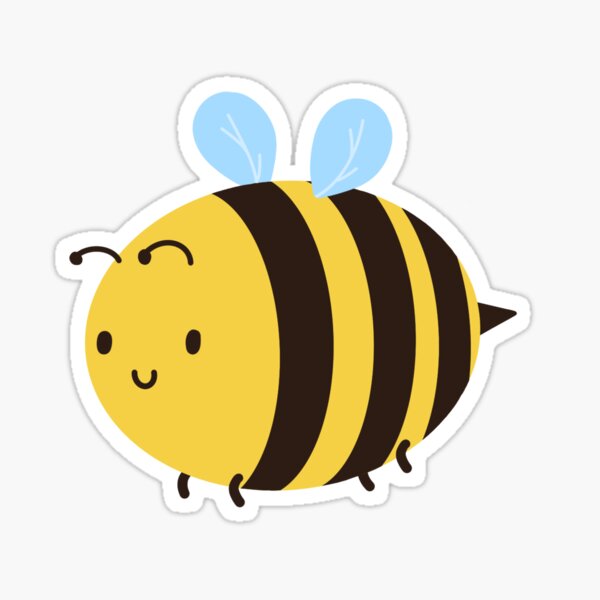 Fat Bumble Bee Sticker