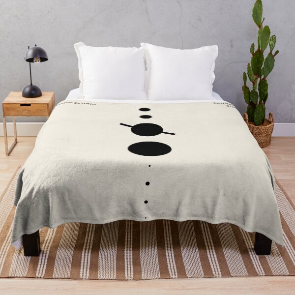 Item preview, The Solar System Bauhaus Black designed and sold by ahumbleconcept.