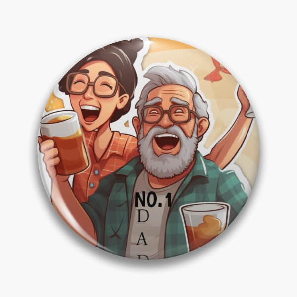 Item preview, No.1 Dad! Father's Day Sticker designed and sold by A2Z-Printz.