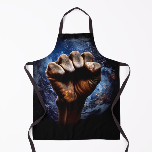 Item preview, The Freedom Fist w/blue earth background designed and sold by Artbyminga.