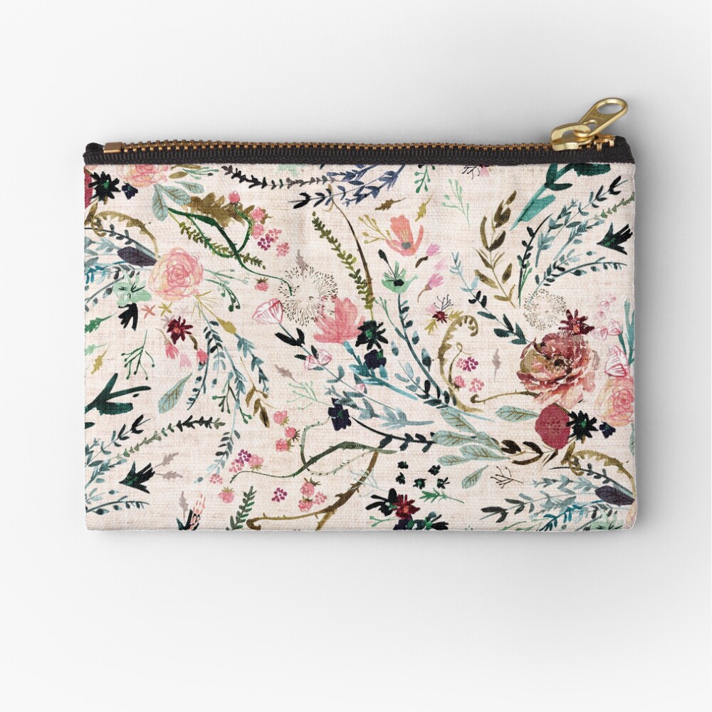 Fable Floral Zipper Pouch