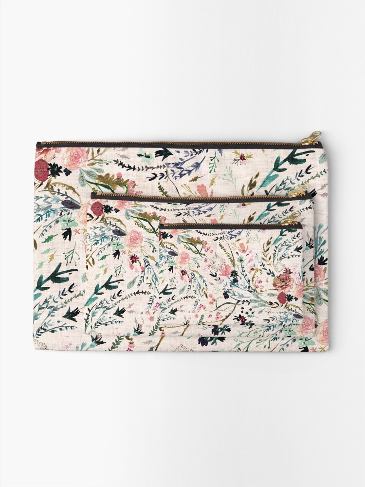 Alternate view of Fable Floral Zipper Pouch