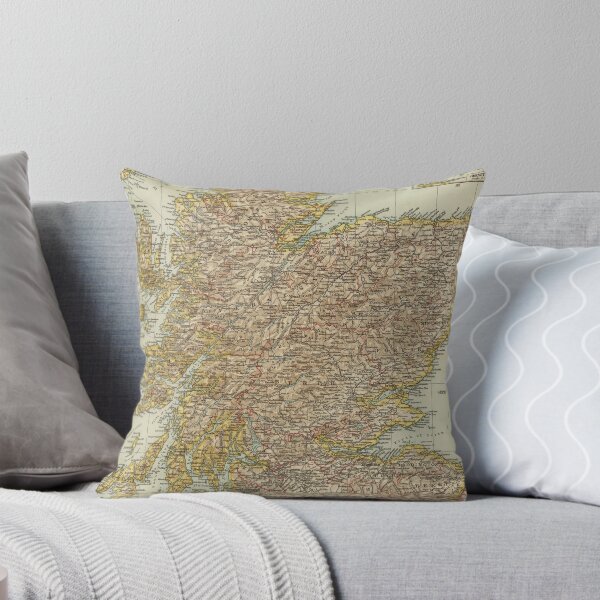 Item preview, Vintage Scotland Map (1895) designed and sold by BravuraMedia.