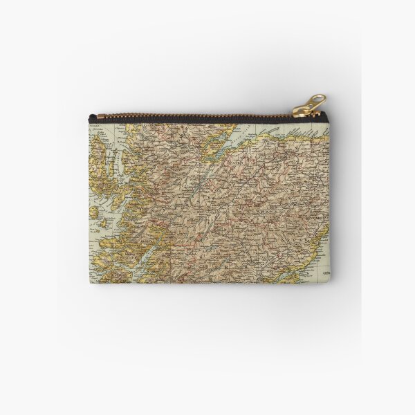 Item preview, Vintage Scotland Map (1895) designed and sold by BravuraMedia.
