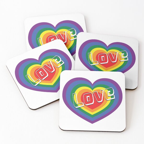 Item preview, Rainbow Heart - Support yourself and those you love! designed and sold by Chele Martines.