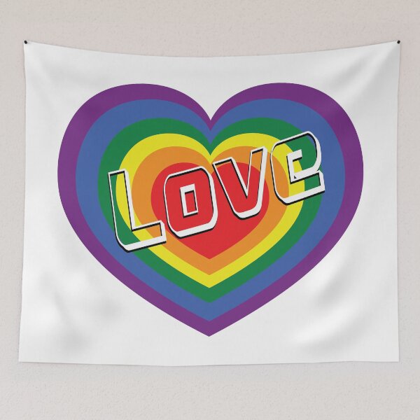 Item preview, Rainbow Heart - Support yourself and those you love! designed and sold by Chele Martines.