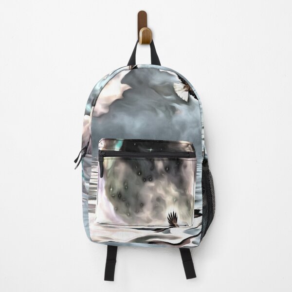 Item preview, Eagle flies above water surface designed and sold by rolffimages.