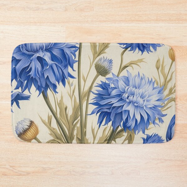 Item preview, Colorful Blue Flower Watercolor Art designed and sold by JustArtDesign9.