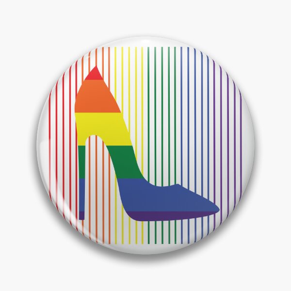 Item preview, Pride Rainbow Pumps with Crosswalk Love a Drag Queen designed and sold by Chele Martines.
