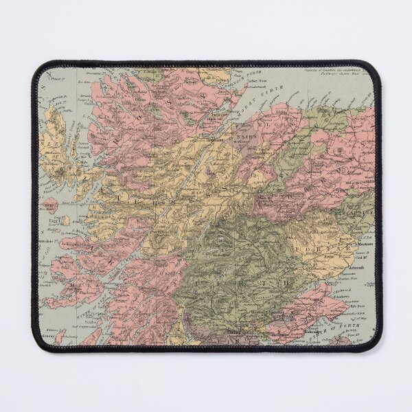 Item preview, Vintage Scotland Map (1871) designed and sold by BravuraMedia.