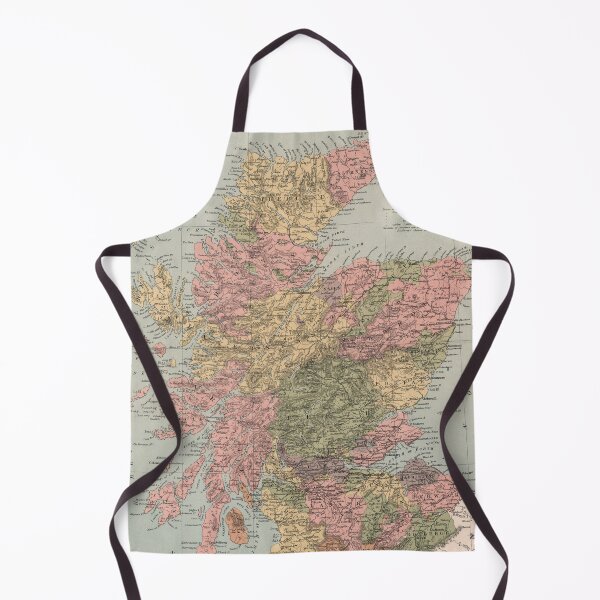 Item preview, Vintage Scotland Map (1871) designed and sold by BravuraMedia.