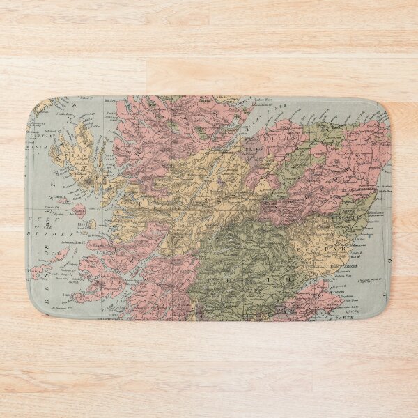 Item preview, Vintage Scotland Map (1871) designed and sold by BravuraMedia.