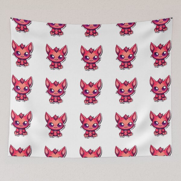 Item preview, Red Demon Kitten designed and sold by SweetMagicDream.