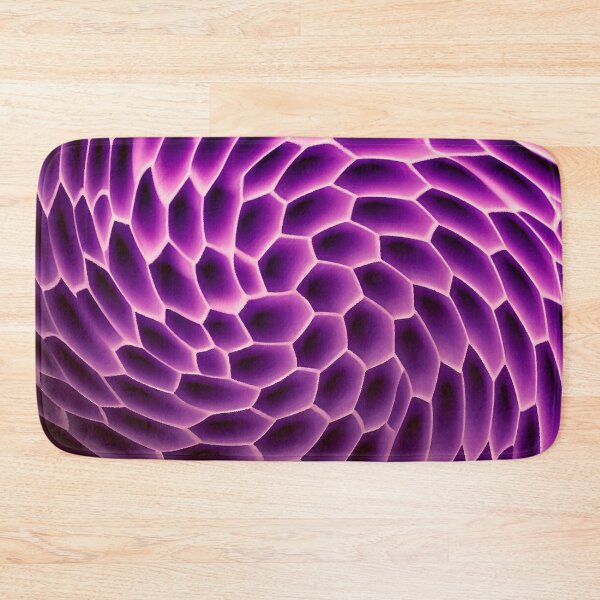 Item preview, Graphic abstract swirling honeycomb hexagonal structure result in shade of purple designed and sold by JaroDesign2023.