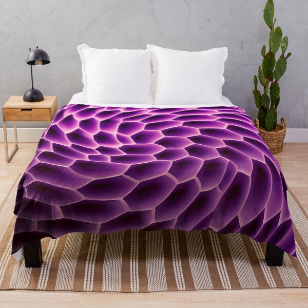 Item preview, Graphic abstract swirling honeycomb hexagonal structure result in shade of purple designed and sold by JaroDesign2023.