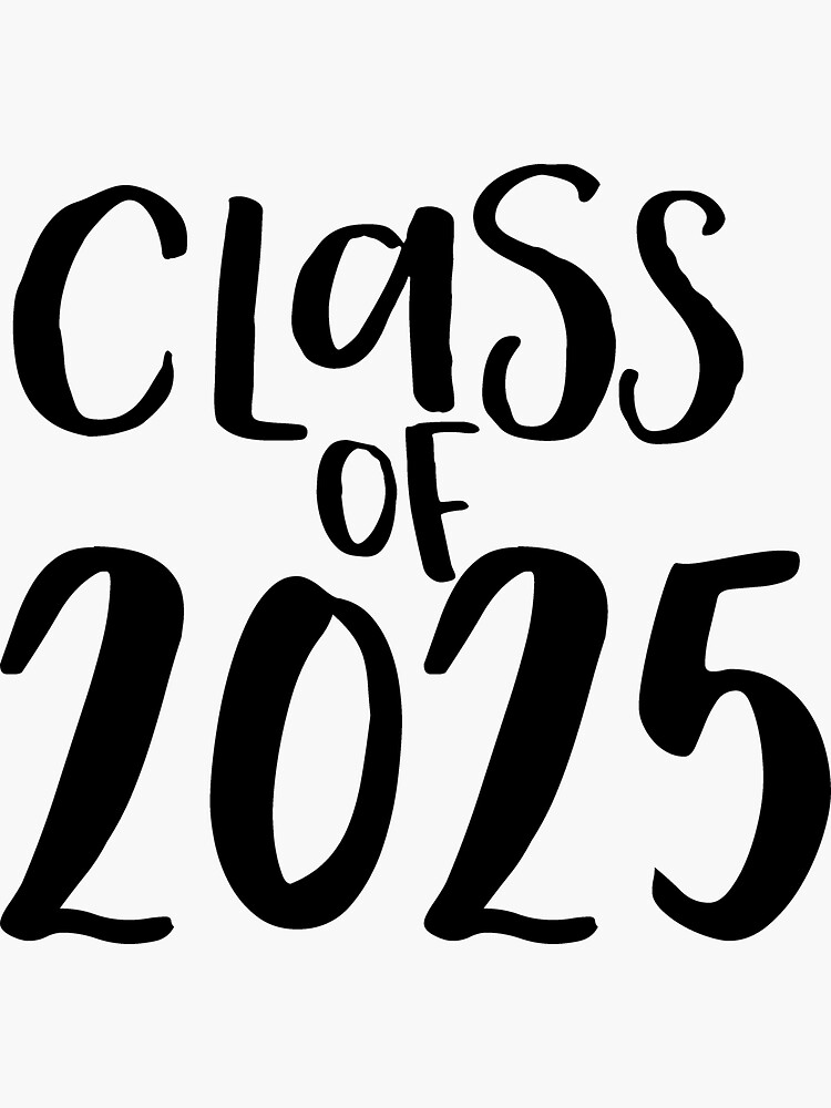 "Class of 2025" Sticker for Sale by randomolive | Redbubble