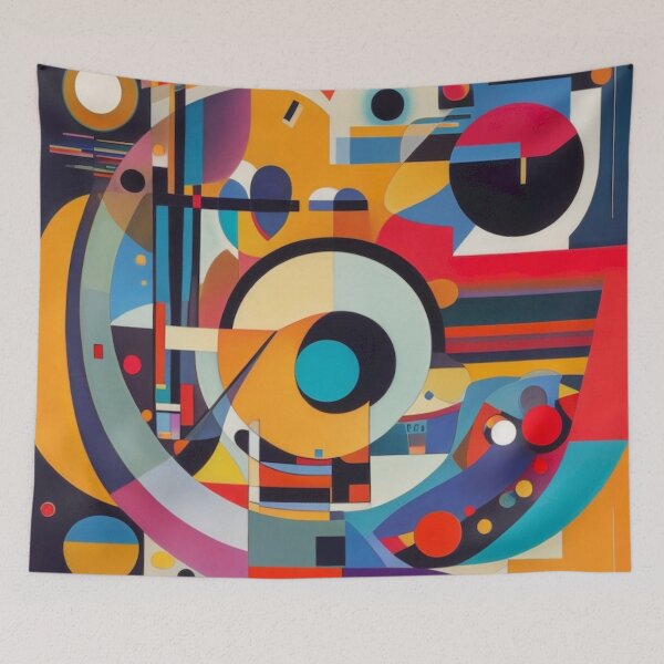 Item preview, Vibrant colors in an abstract form designed and sold by Philomat.