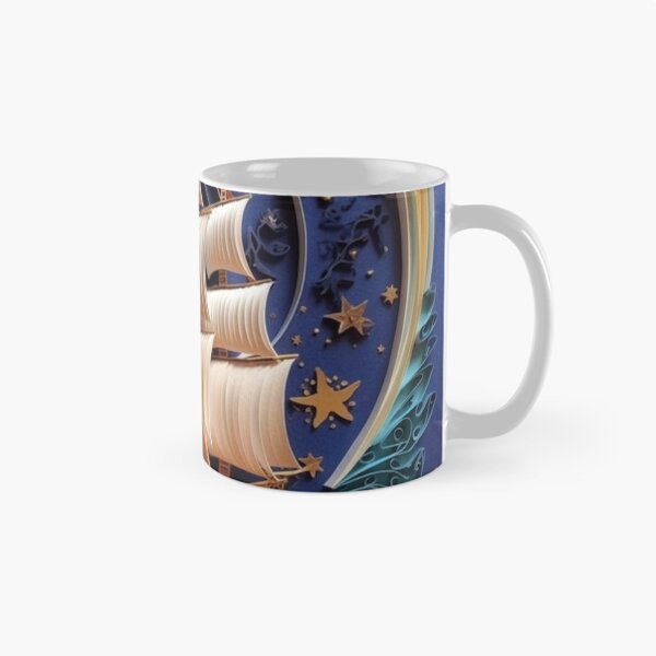 Item preview, Majestic Sailing Ship in Watercolor designed and sold by JustArtDesign9.