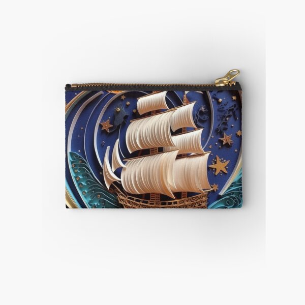 Item preview, Majestic Sailing Ship in Watercolor designed and sold by JustArtDesign9.