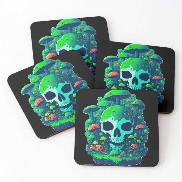 Item preview, Mushroom Skull designed and sold by ZenStickConcept.