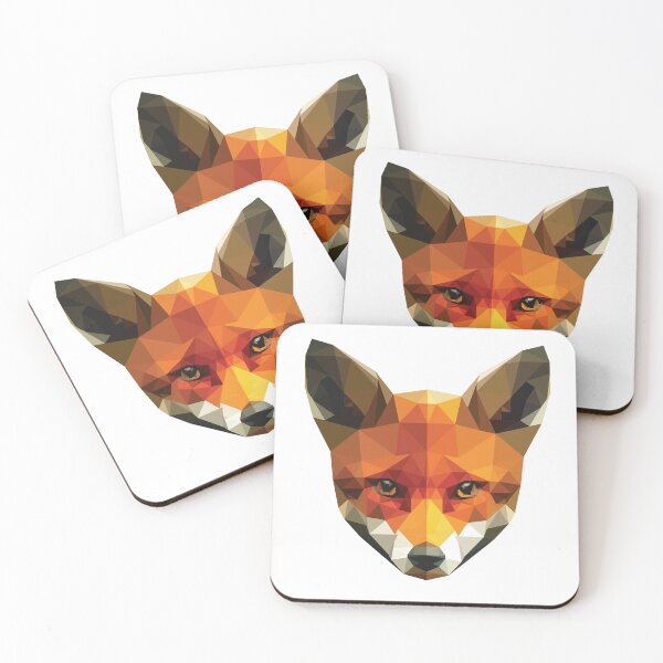 Item preview, Low Poly Fox designed and sold by dotzfordayz.