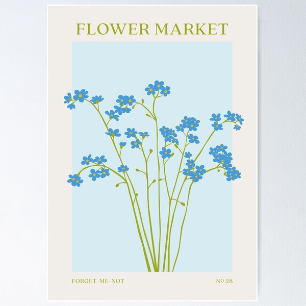 Item preview, Flower Market - Forget-Me-Not designed and sold by Blue-Banana.
