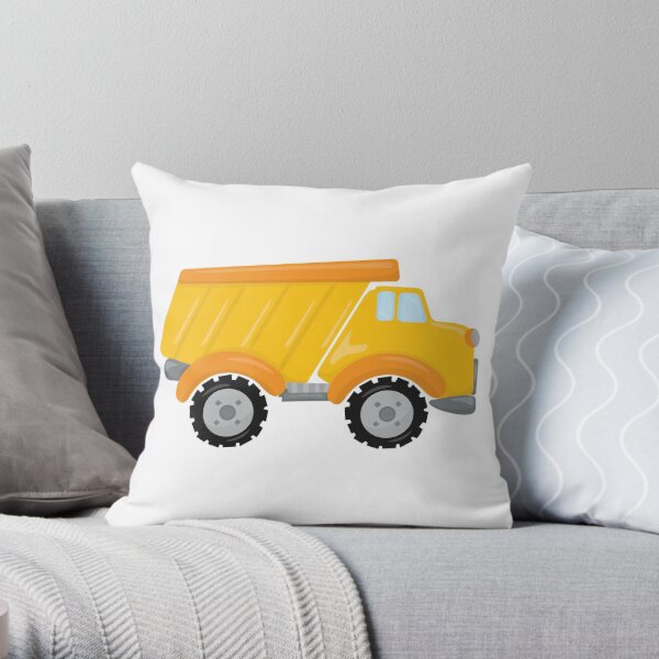 Construction throw outlet pillows