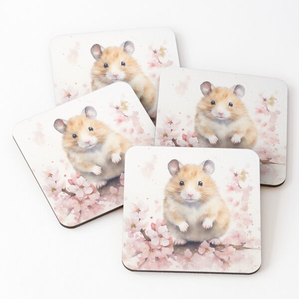 Item preview, Colourful Hamster Watercolour Art Design designed and sold by Dotty-Designs.