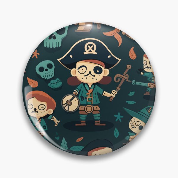 Item preview, Cute Pirate pattern designed and sold by Amir Faysal.