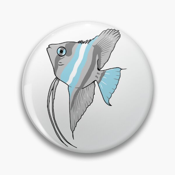 Item preview, Angelfish Demiboy Pride Flag Colours designed and sold by BeyondFluke.