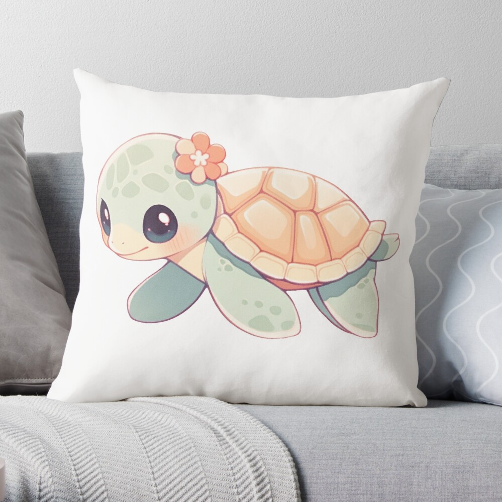 Turtle throw cheap pillows