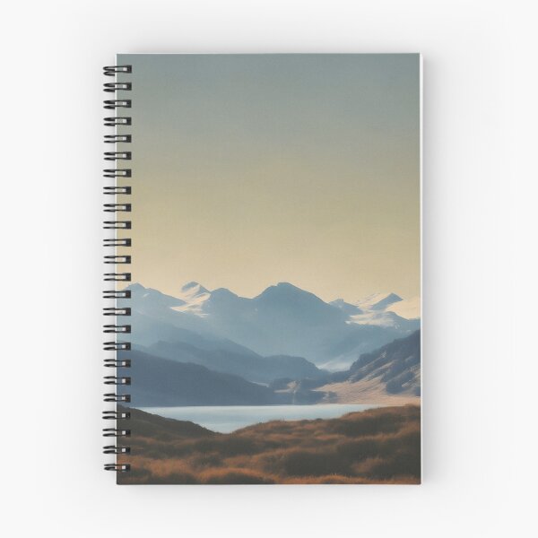 Artikelvorschau, Gebirgslandschaft mit See im Vintage-Stil entworfen und verkauft von JacobVisuals.