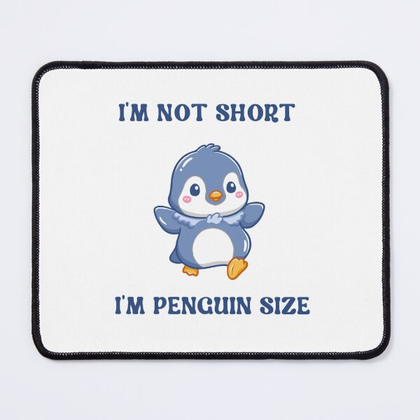 Item preview, I'm not short I'm penguin size designed and sold by Zakaria-4.