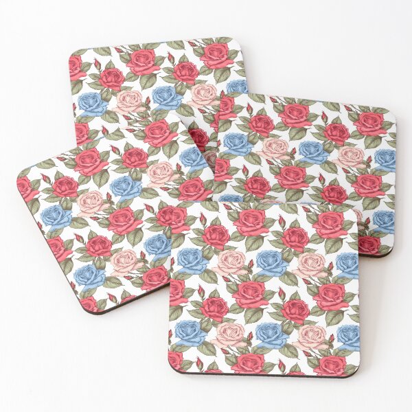 Item preview, Colored Roses Pattern designed and sold by victorsuarez.