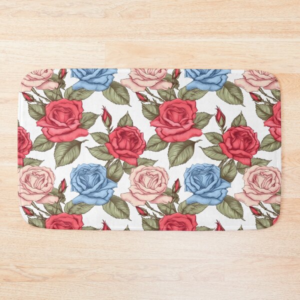 Item preview, Colored Roses Pattern designed and sold by victorsuarez.
